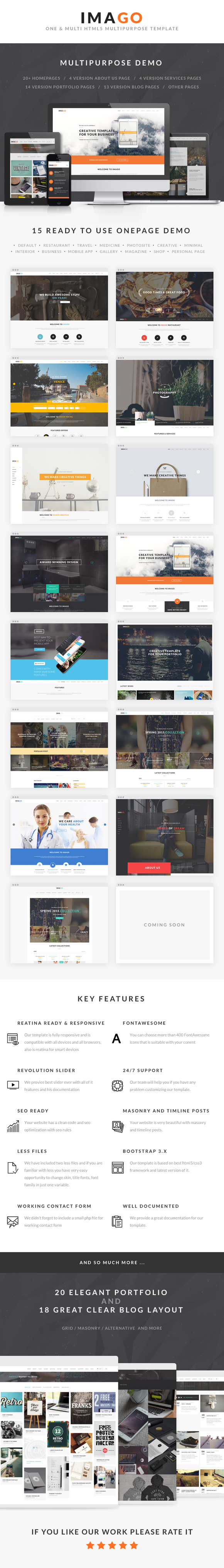 Imago - Multipurpose HTML5 Template - 1